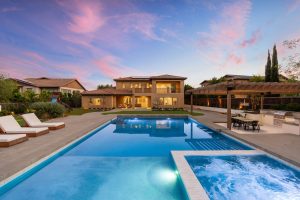 545 Ledge Street San Marcos CA backyard pool and outdoor living area