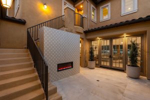 545 Ledge Street San Marcos CA Private Courtyard with Fire Feature