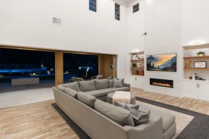 545 Ledge Street San Marcos CA Great Room with Sliding Glass Doors