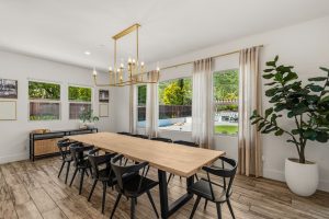 545 Ledge Street San Marcos dining area with backyard views