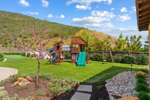 545 Ledge Street San Marcos backyard play area with play structure